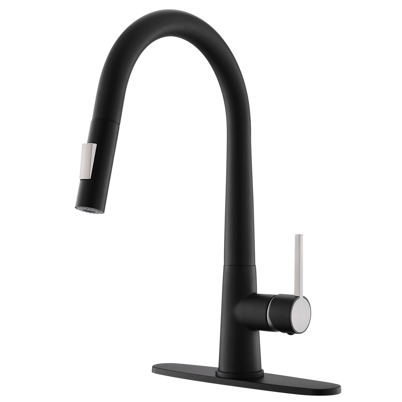 Black Pull Out Kitchen Faucet Single Handle