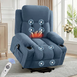 Power Lift Recliner Chair with Heat Massage USB Port