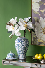 Decorative Porcelain Ginger Jar Cherry Blossom 10x20.1