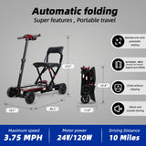 Mobility Scooter Foldable Red