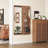 47.6 x 15.7 inch multi-functional design panel wall-mounted full-length mirror