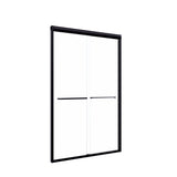 44"-48"W*72" H Semi-Frameless Double Sliding Shower Door, Bypass Shower Door