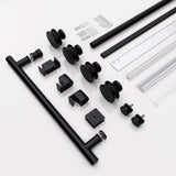 44"-48"W*76" H Frameless Single Sliding Shower Door