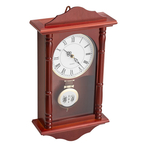 Vintage Pendulum Wall Clock 18" Quartz Movement