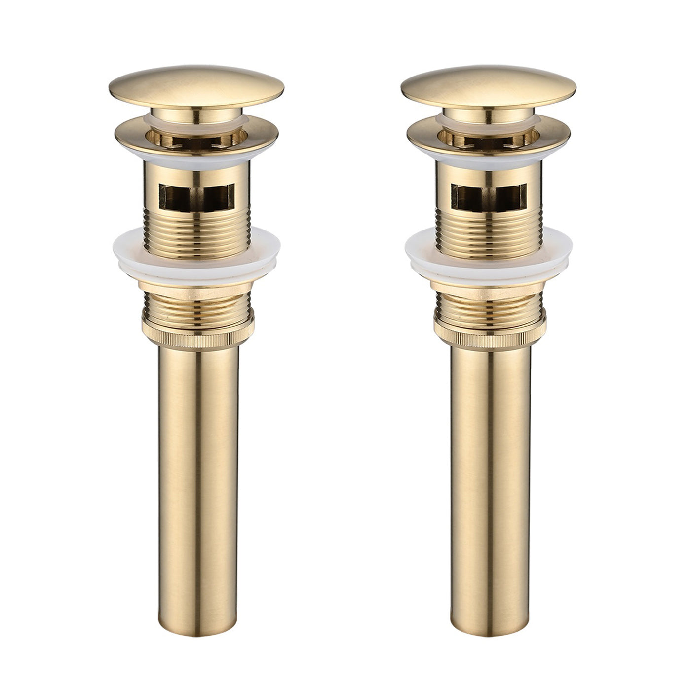 Stainless Steel Bathroom Sink Drain Pop Up Stopper Overflow