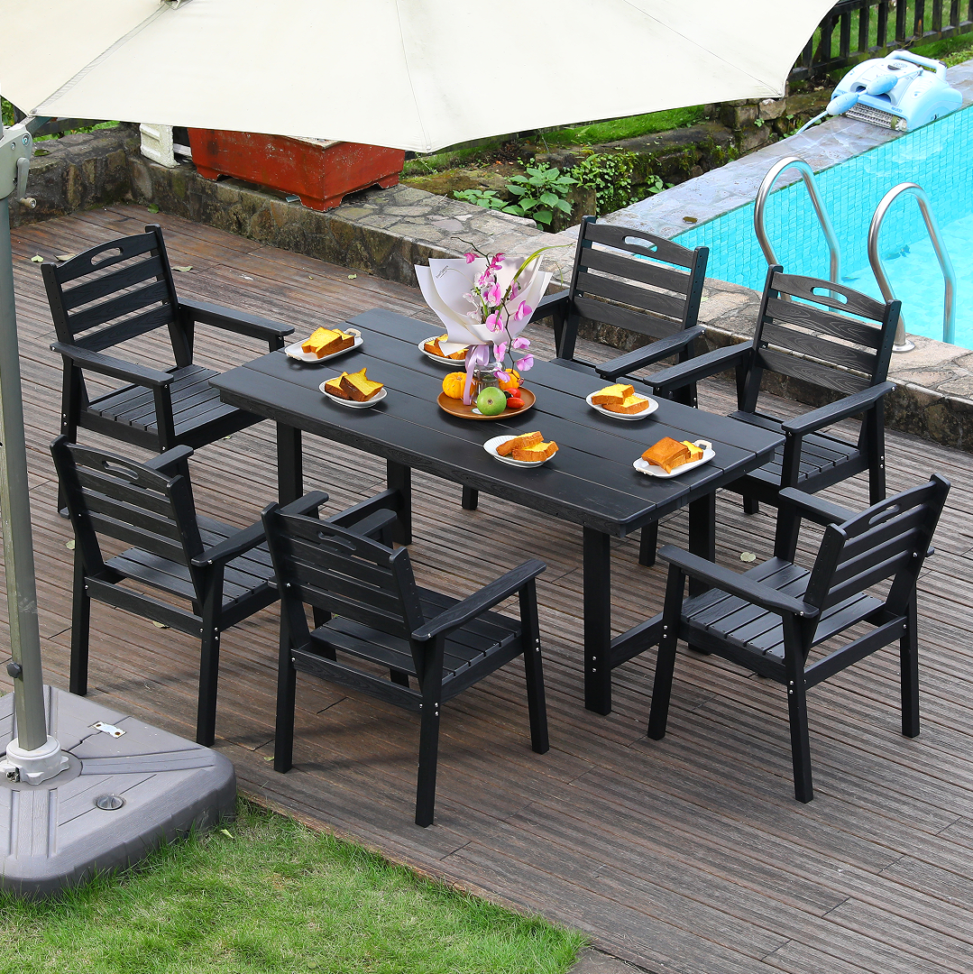 outdoor patio dining set, one table