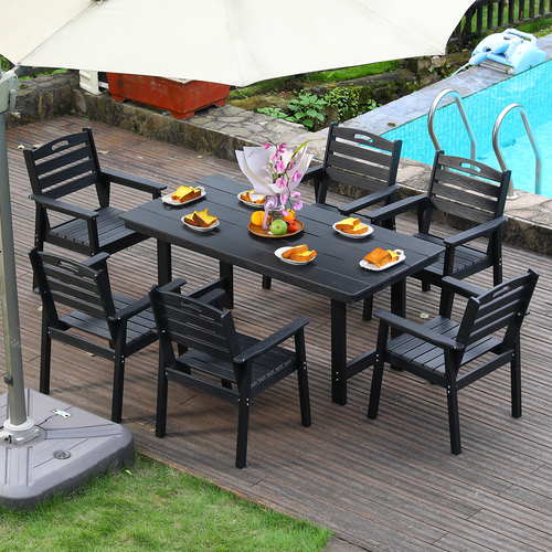 outdoor patio dining set, one table