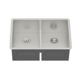 Double Bowl(50/50) Undermount Sink- 30"x19"x10" Double Bowl Kitchen Sink