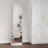 360° Rotating 66"x17.8" Multifunctional Full Length Mirror