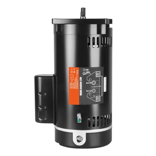 2 HP 230V Pool Pump Motor 3450 RPM Square Flange