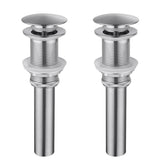 Stainless Steel Pop Up Bathroom Sink Drain Stopper Vessel