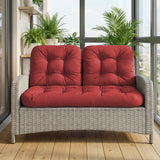 Wicker Chair Cushions Set of 3 - Waterproof Outdoor Tufted