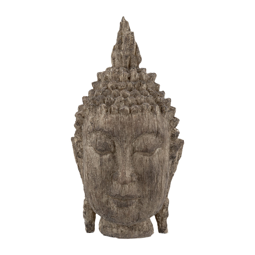 Large Buddha Head Meditation Sculpture 6.5x6.3x12