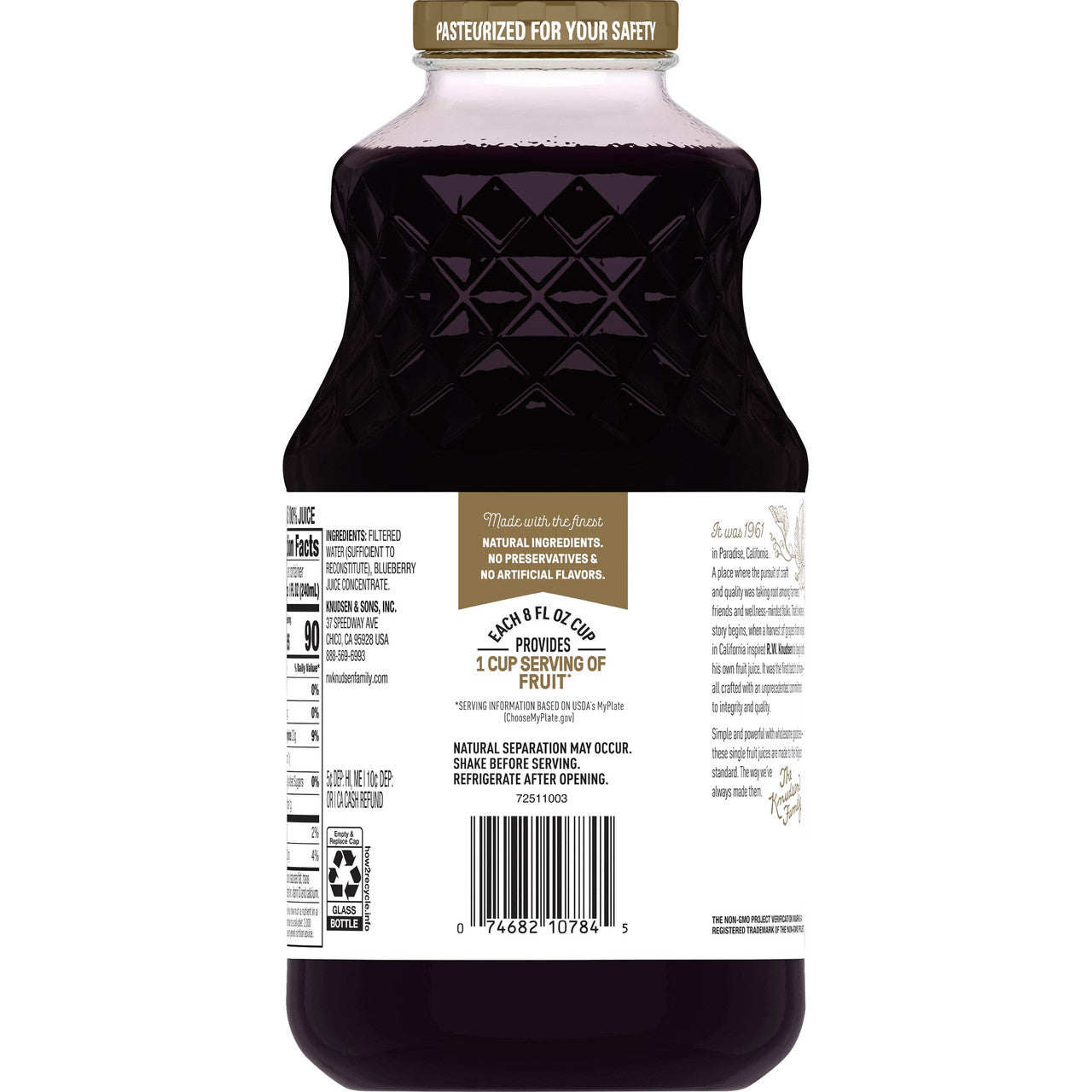 KNUD JCE JUST BLUEBERRY ( 6 X 32 OZ   )-2