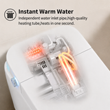 Tankless Smart Toilet With Bidet Built In, One-piece Bidet Toilet Seat