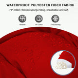 3 Seater Outdoor Swing Cushion, 5" Thick Waterproof Red