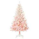 HOMCOM 7ft Unlit Spruce Artificial Christmas Tree with Realistic Branches and 10
