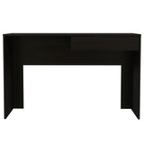 Writing Computer Desk - One Drawer - 47.3" Wide Top - Black