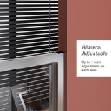 56-60.in W x 72.in H Pivot Shower Door