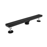 28" Linear Shower Drain with Hair Strainer and Leveling Feet