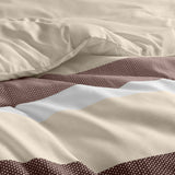 2-Piece Twin/Twin XL Comforter Set, Stripe Texture, Terracotta