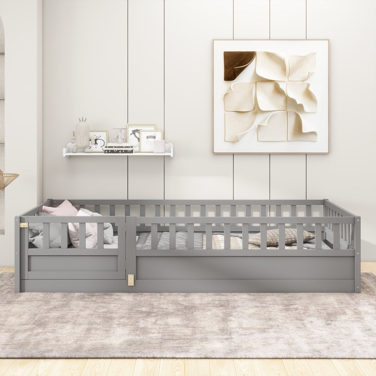 Twin Pine Bed Frame Grey