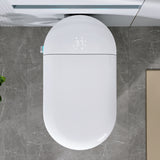 Modern Smart Toilet with Bidet Built In with Foot Kick
