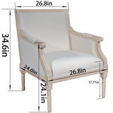 Linen Dining Chair Beige