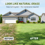 Realistic Deluxe Artificial Grass Synthetic Thick Lawn Turf Carpet (7 FT x15 FT