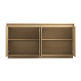 4 Door Sideboard Buffet Cabinet with Power Outlet