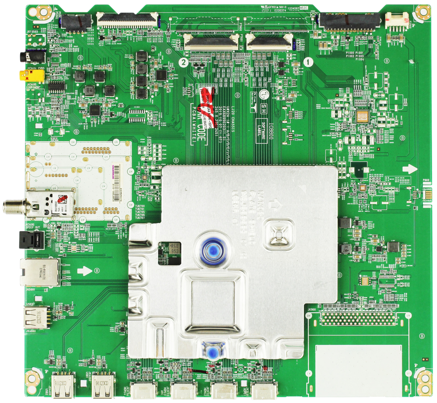 EBT66457001 LG Main Board, EAX68990203(1.0), 86NANO90UNA, 86NANO90ANA,