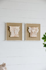 Wall Art Set 13.8x1.6x13.8" for Living Room Bedroom Office