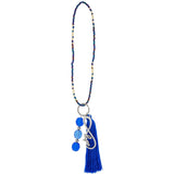 Blue Hope Beaded Bag Charm!