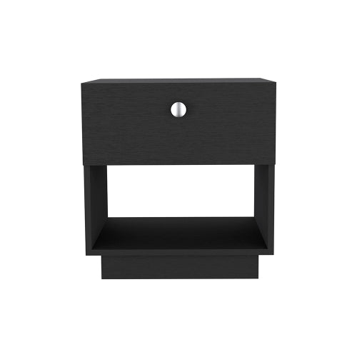 Paris Nightstand - One Drawer, Open Lower Shelf, 18.5"W Top