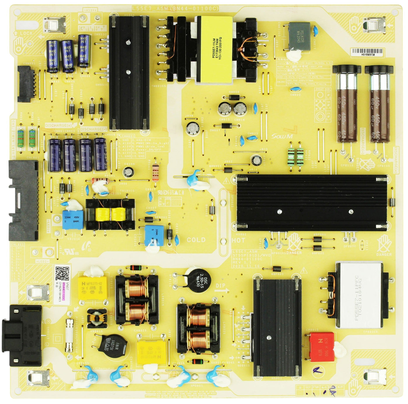 Samsung BN44-01100C Power Supply LED Board
