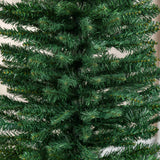 HOMCOM 7' Artificial Pencil Christmas Tree, Slim Xmas Tree with 499 Realistic Br