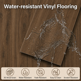 Peel and Stick Vinyl PVC Floor Tile 36x6 inches, 60-Pack 90 Sq.Ft
