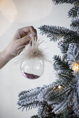 Glass Christmas Ball Ornaments, Set of 12 Holiday Decorations
