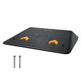 Threshold Ramp Rubber 4 In Non-Slip Beveled Edges Doorway 35.5x24.4 In