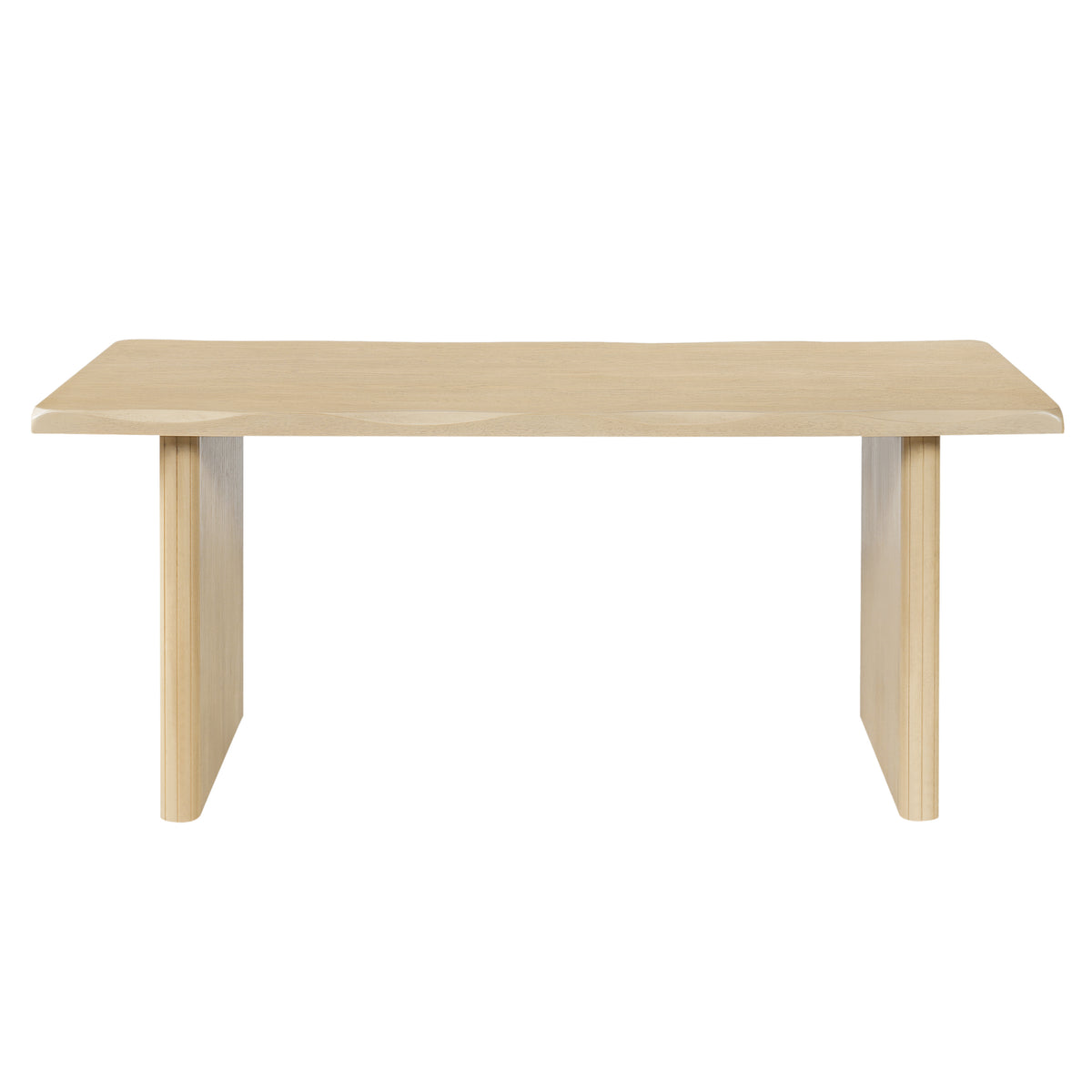 Engineered Wood Dining Table Natural