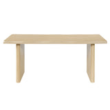 Engineered Wood Dining Table Natural