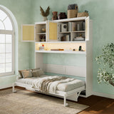 Twin Engineered Wood Murphy Bed White