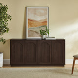 64" TV Stand Entertainment Center with Storage Shelves