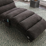Linen Recliner Dark Gray