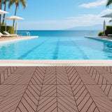 Plastic interlocking decking tiles, 44 packs of terrace decking tiles