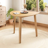 Engineered Wood Dining Table Natural 39"