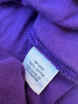 Polo Ralph Lauren Big Pony Custom Fit Polo Shirt - Purple - Size S