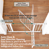 29.5-44.1" Wide Baby Gate for Stairs, Dog Gate Indoor for Doorways