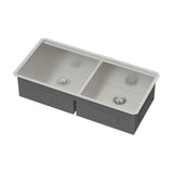 39-inch Built-in Kitchen Sink with Mixing Bowl Worktop