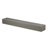 72" Fir Wood Floating Shelf Mantel Grey Modern Decor